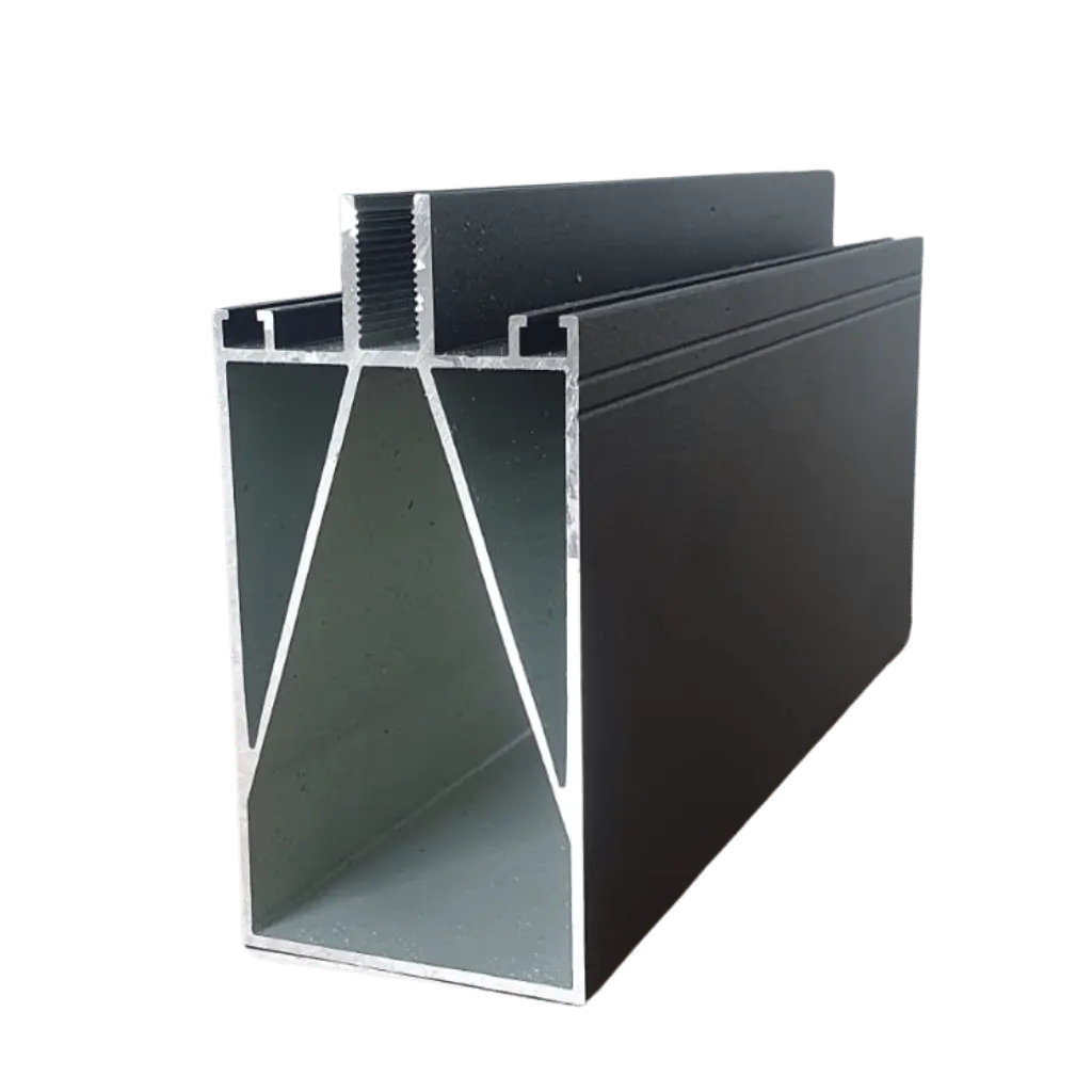 Integrierte Aluminium-Dachrinne mit verdeckter Entwässerung